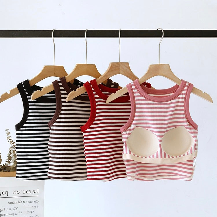 Kyla Striped Padded Tank Top